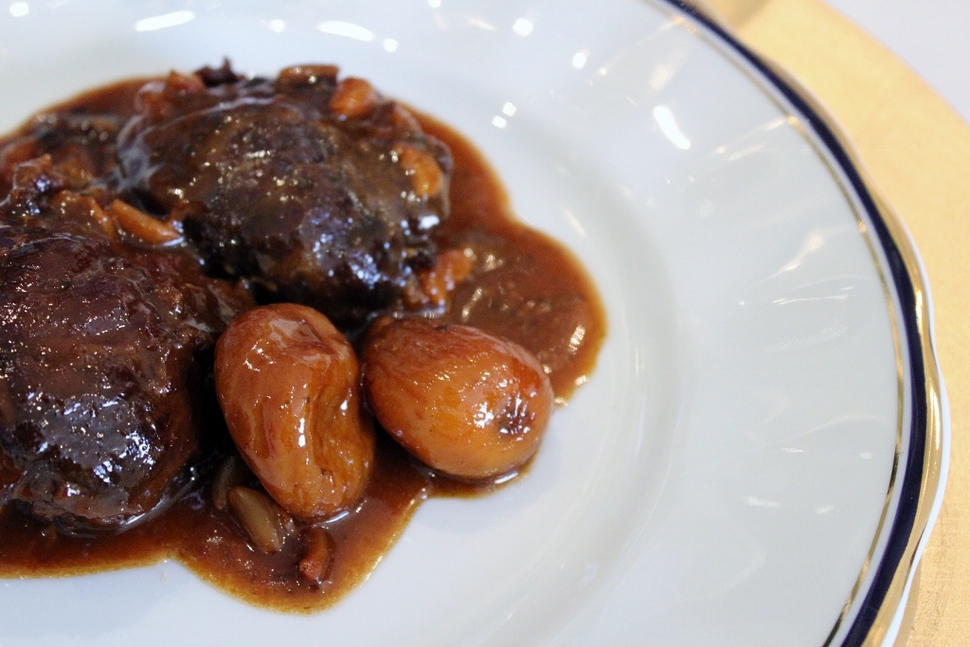 Carrilleras de cerdo al Pedro Ximenez